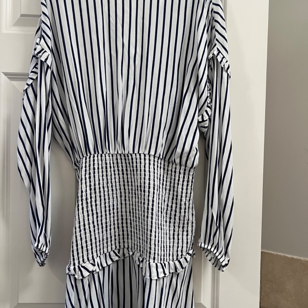 Blue and white summer dress - Picture 5 of 5